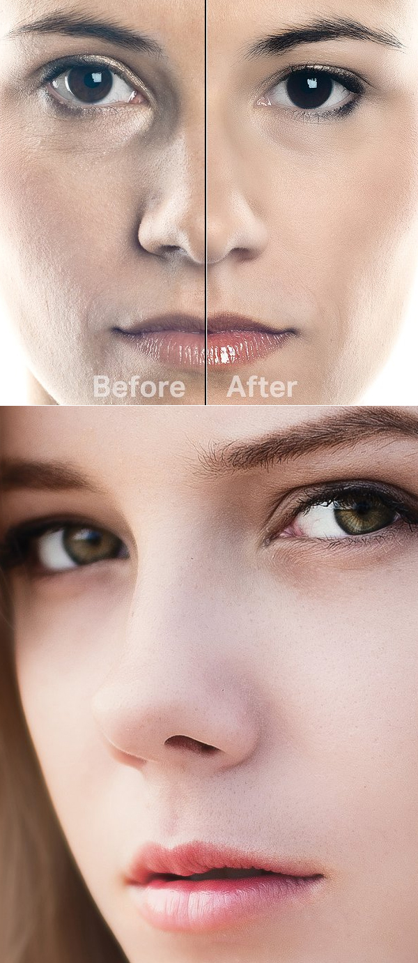 Skin Retouching Actions for Photoshop