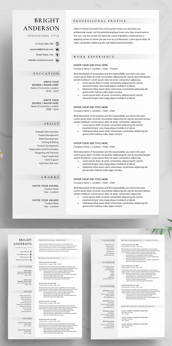 Resume / CV - Bright