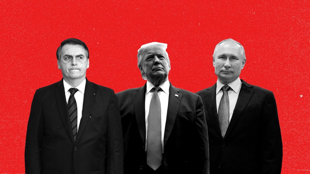 Image caption: Bolsonaro, Trump, Putin. Their currency is emotion — and we’re buying. Image credit: CNN.com