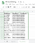 A google sheet with a column & header for each title, description, and color variable