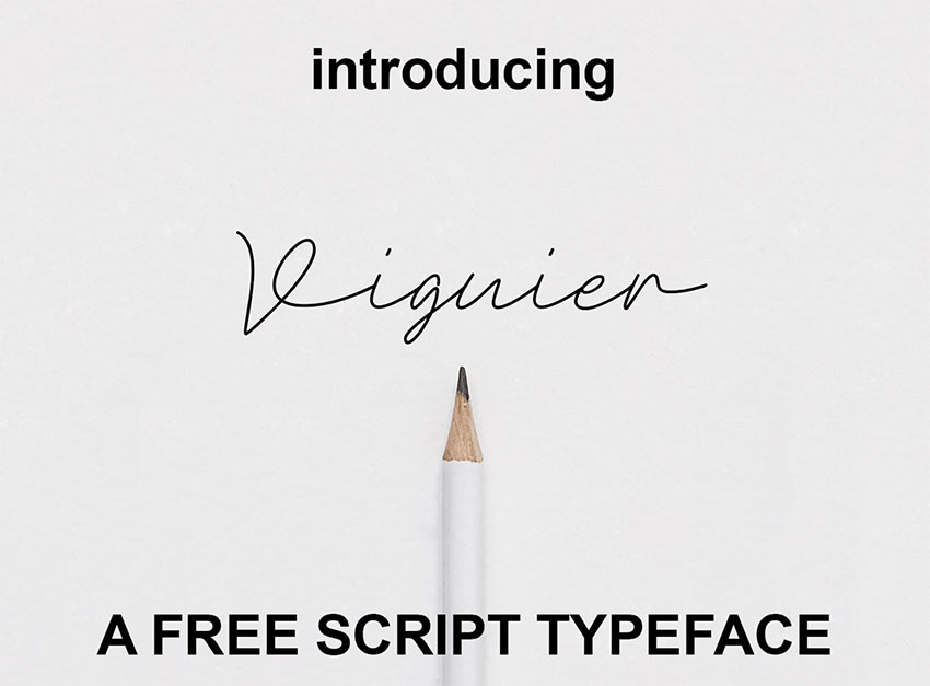 Viguier Signature Type Fonts