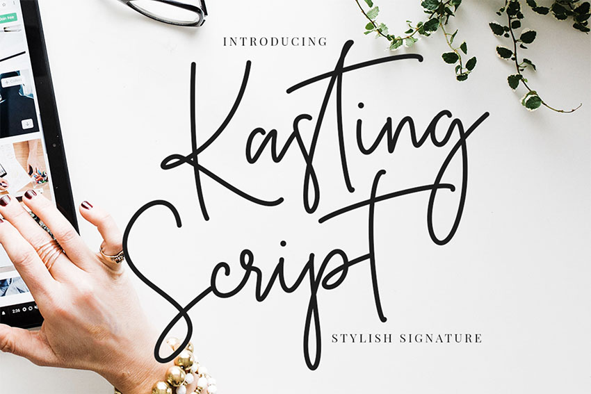 Kasting Fancy Signature Font Download