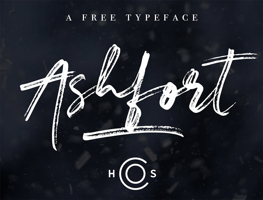 Ashfort Signature Like Font