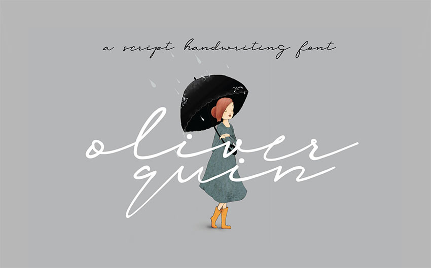 OLIVER QUIN - Signature Script Font Free Download