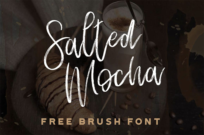 Salted Mocha - Signature Like Font