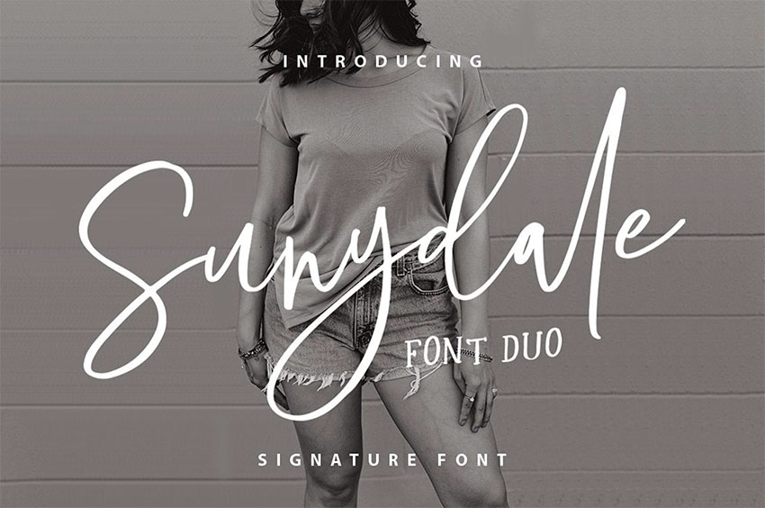 Sundale Font Duo - Signature Script Font Free Download