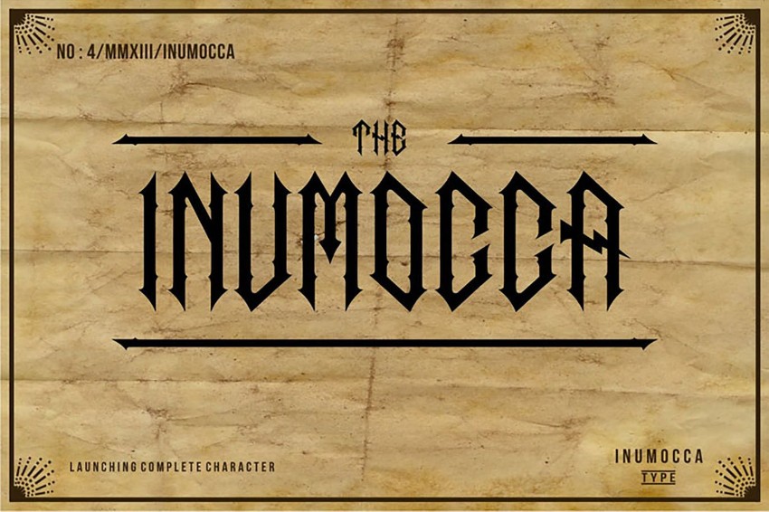 inumocca german gothic font