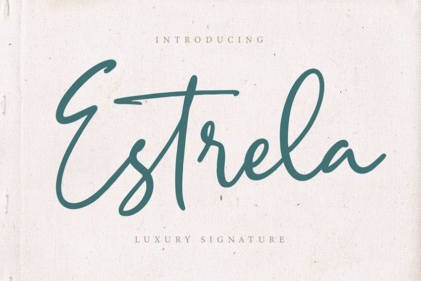 Estrela Signature Style Font