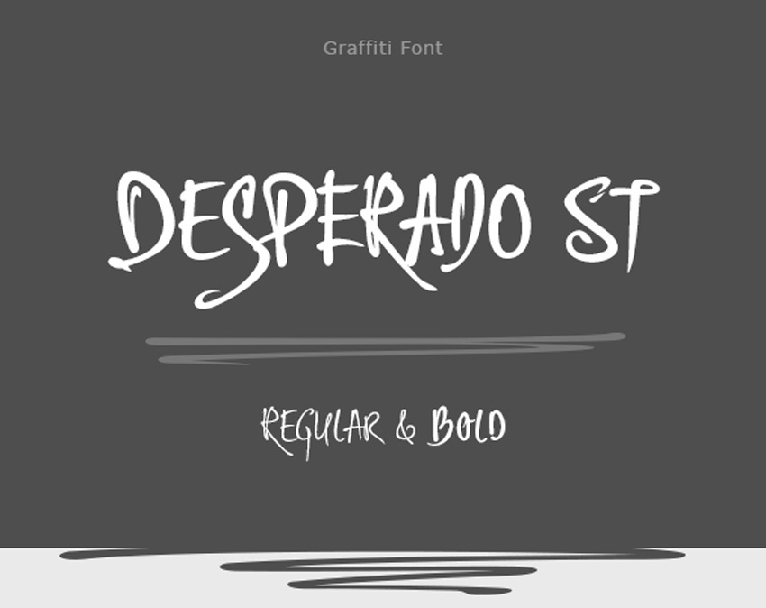 Desperado St Graffiti Font