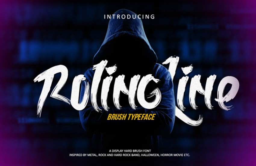 Rolingline Typeface 