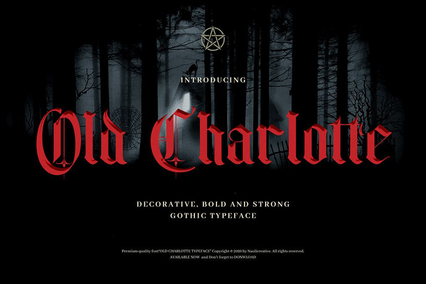 Old Charlotte Medieval Font