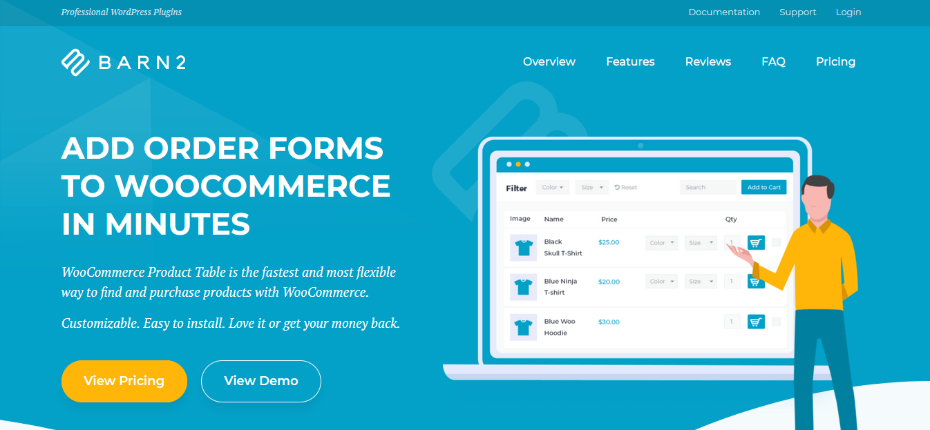 woocommerce product table plugin