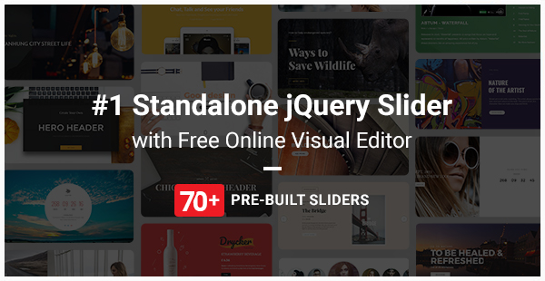Master Slider jQuery Slider Plugin with Visual Builder