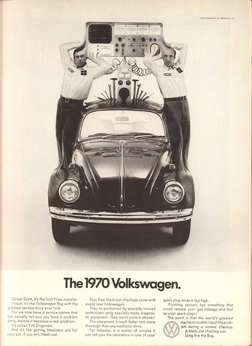 Futura Font History Volkswagen Advertising