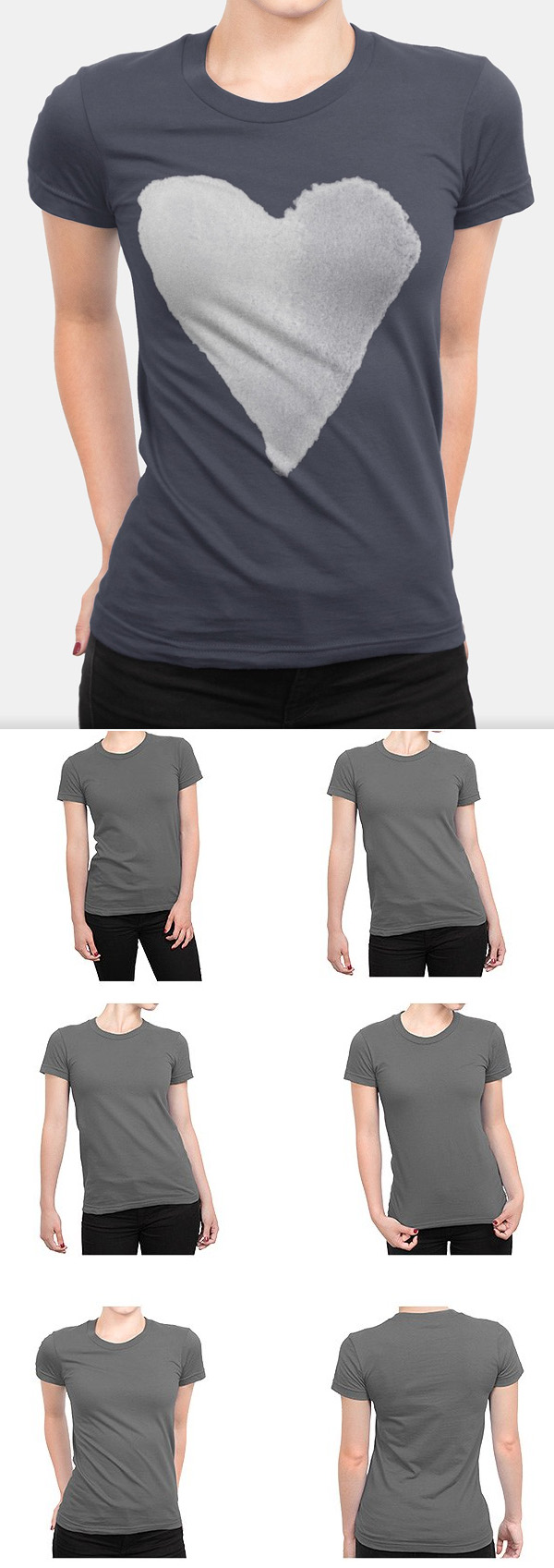 Women’s T-Shirt Apparel Mockups