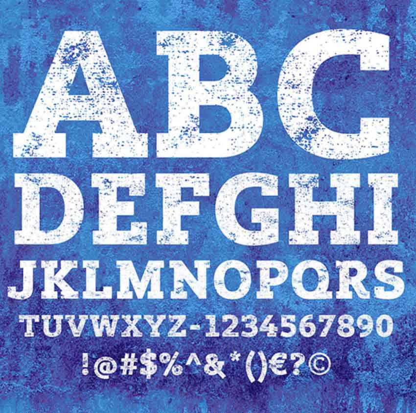 Free Font Lev Black Distressed