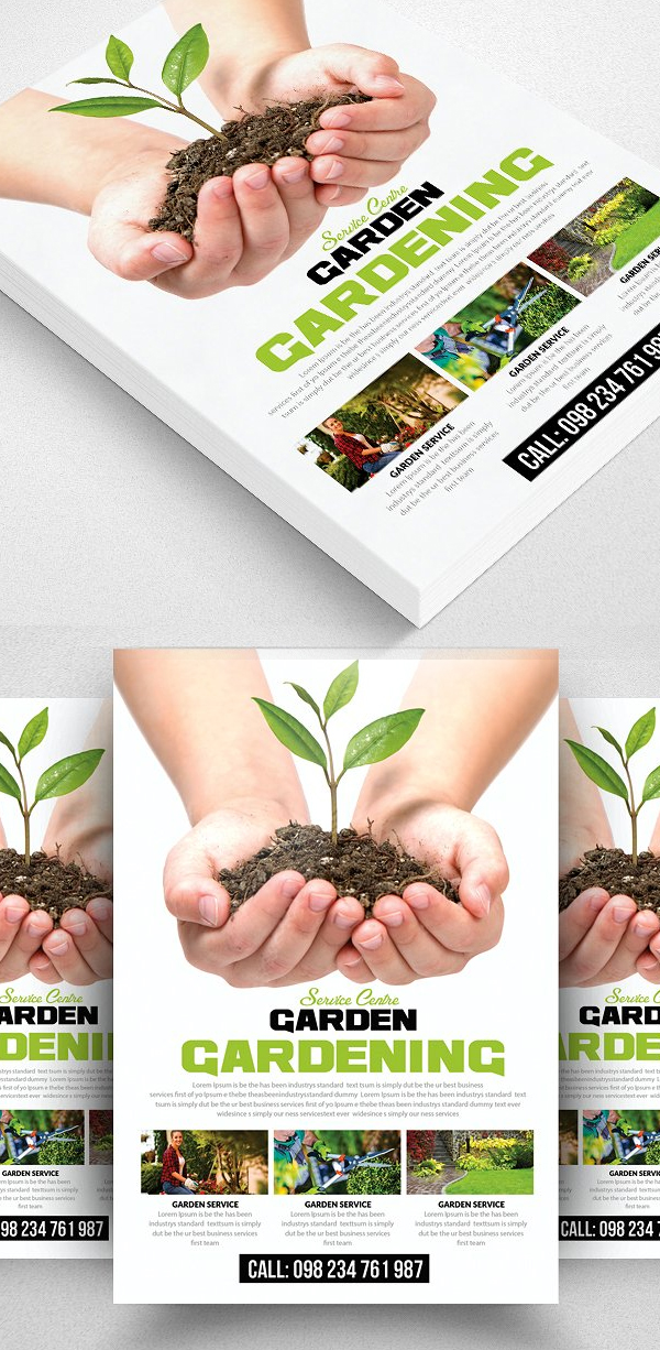 Grow Your Plants Service Flyer Template