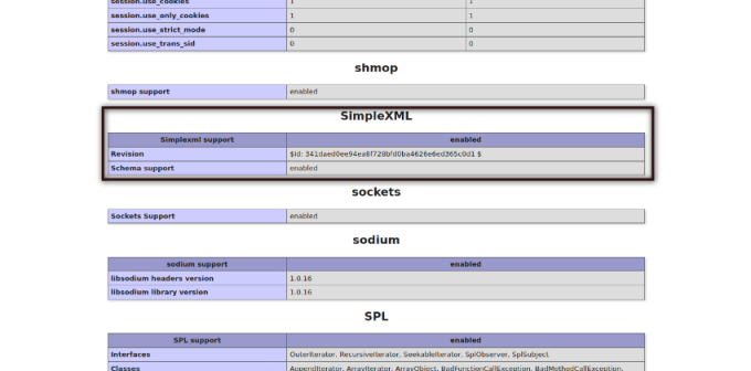 parse xml php to array