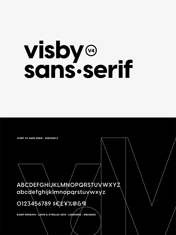 Visby CF Geometric Sans Font