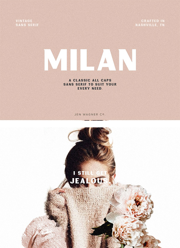 Milan | A Vintage Sans Serif