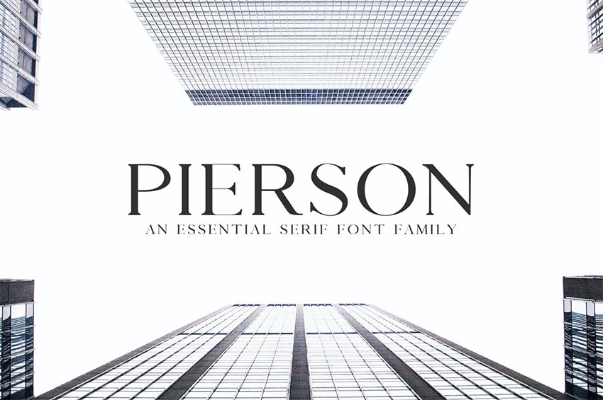 Pierson An Essential Serif Typeface
