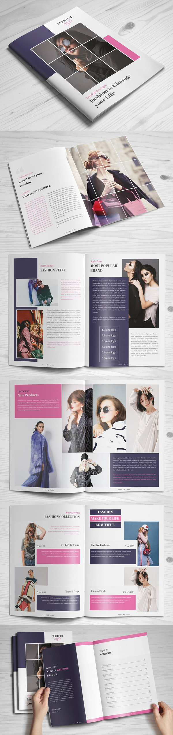 Modern Fashion Brochure Template