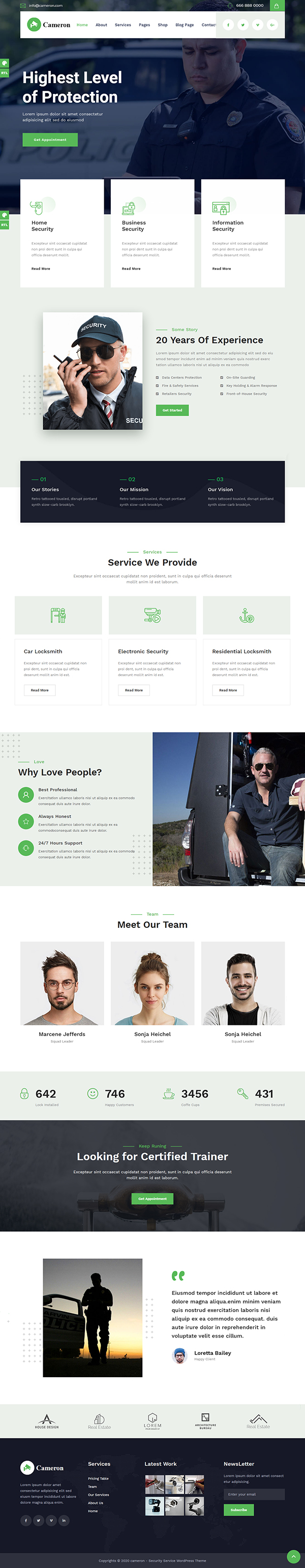 Cameron - Home Automation & Security WordPress Theme + RTL