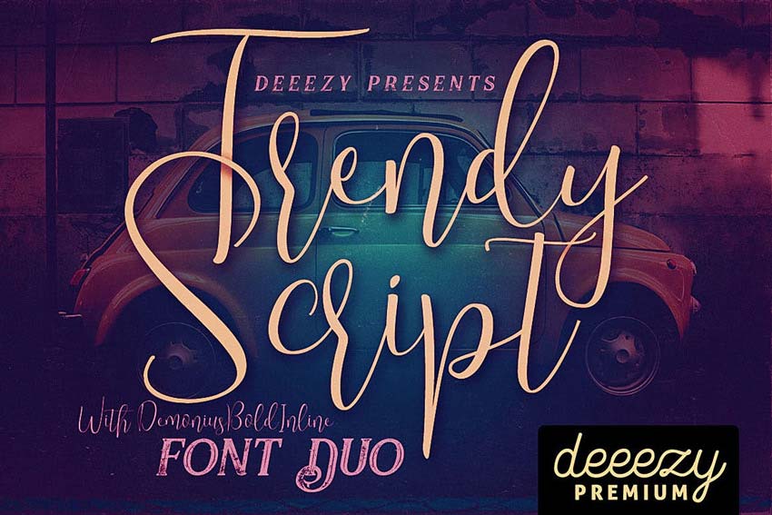 Trendy Script Font Duo