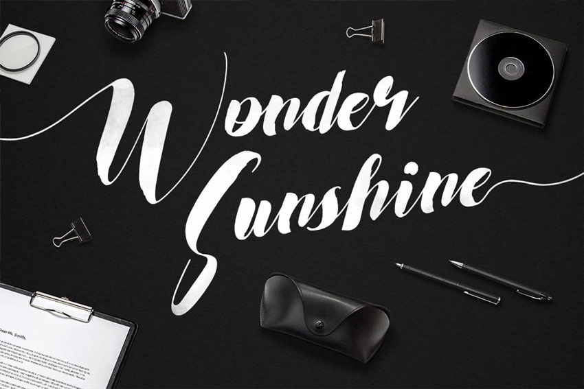 Wonder Sunshine Typeface
