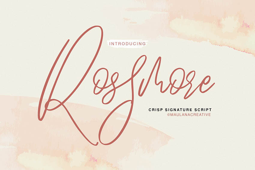 Rossmore Script Font