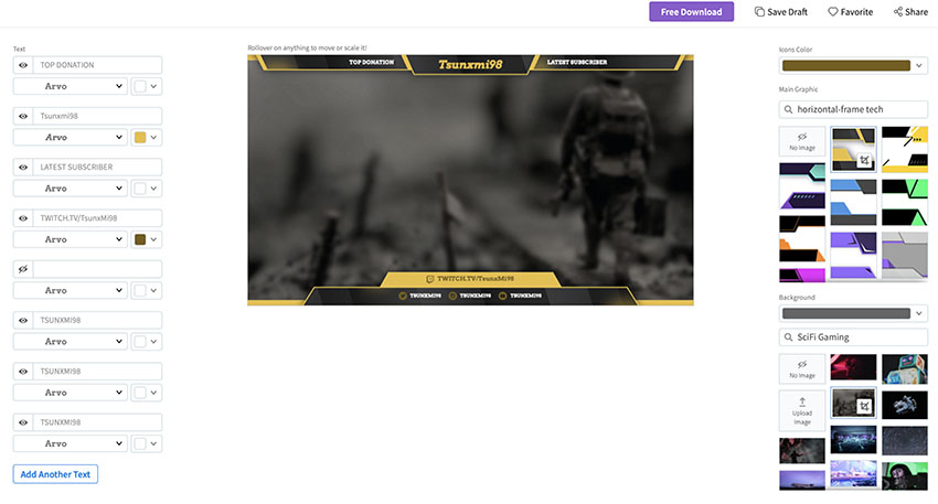 Download Free Twitch Overlays Black With Webcam Free Twitch Top Free Twitch Overlay Templates For Updated