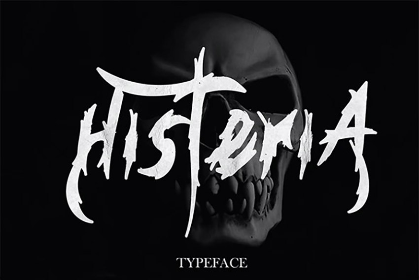 Histeria Old Horror Font