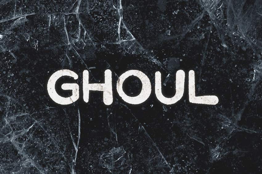 Ghoul Horror Film Font