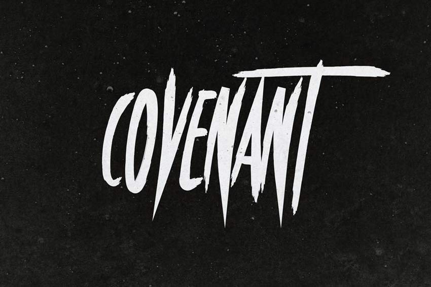 Covenant Horror Film Font