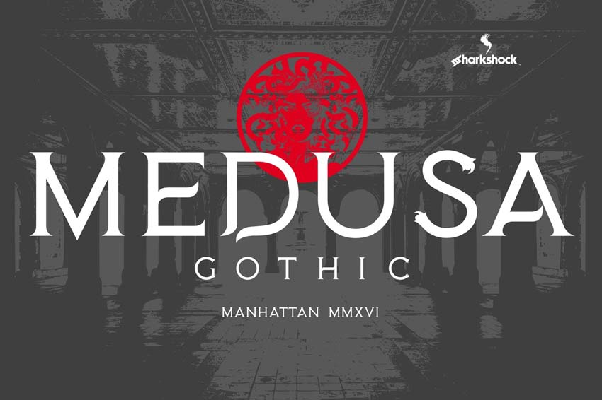 Medusa Gothic Horror Font