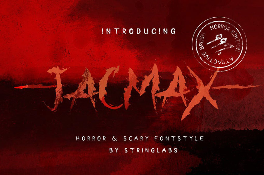 Jacmax Horror Font