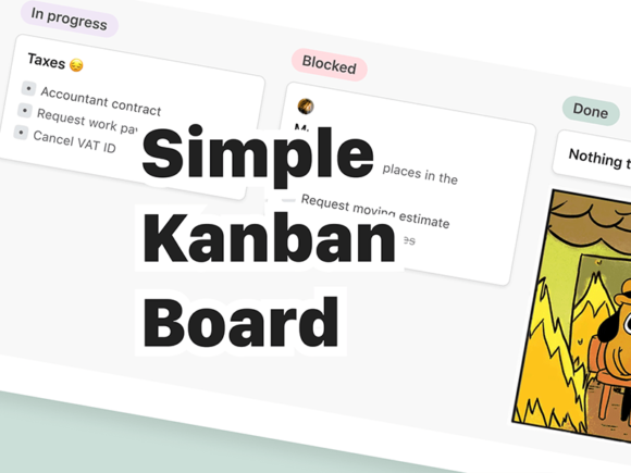 Kanban Board UI design