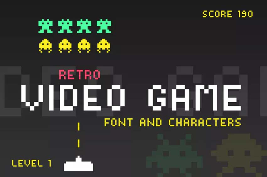 Video Game 80s Font