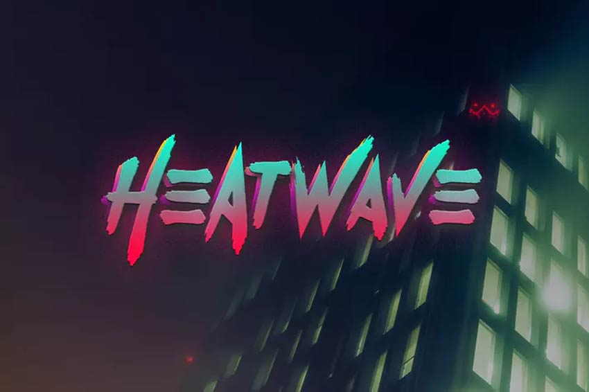 Heatwave 80s Font