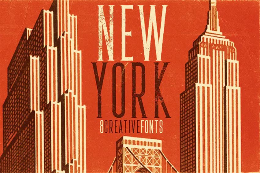 New York 80s Font
