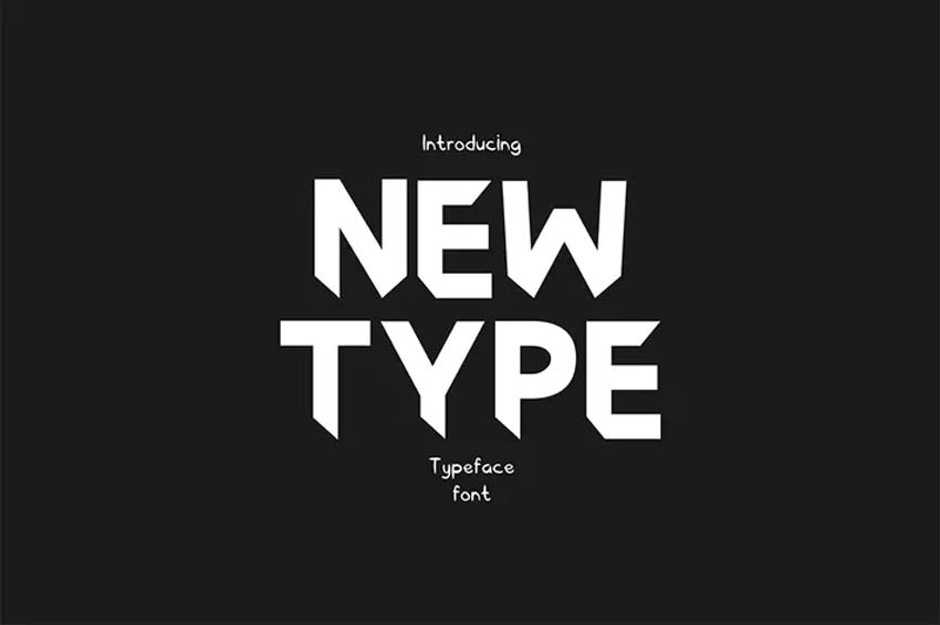 Newtype Typeface Font