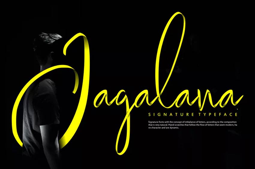 Jagalana 80s Script Font