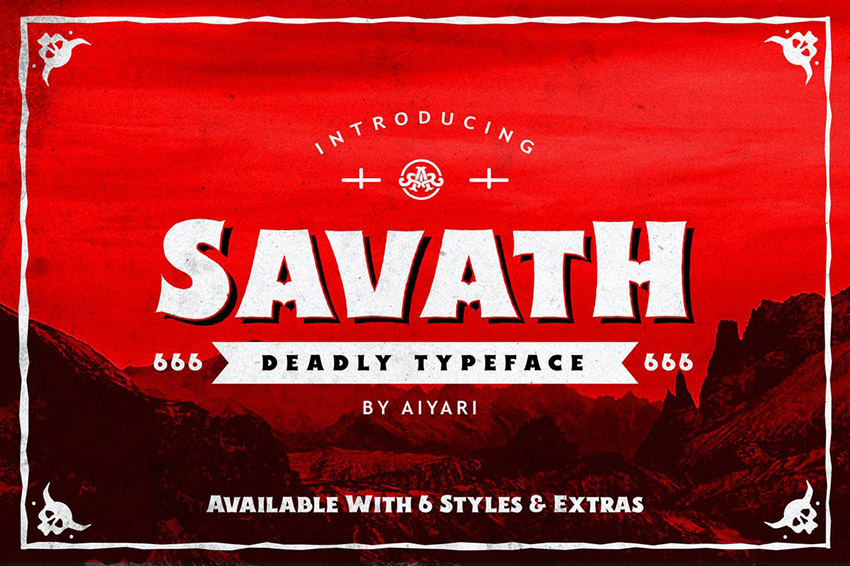 Savath Creepy Font