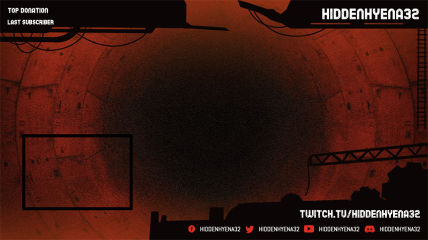 Infinite Twitch Overlay Template With Web Frame