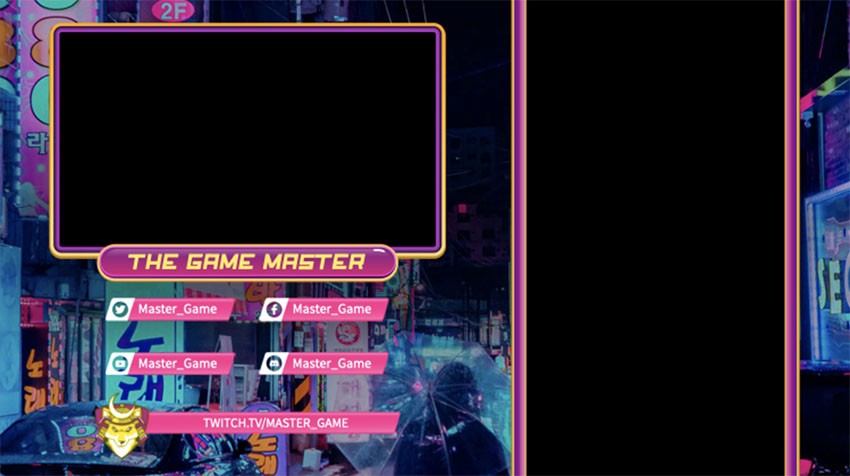 Twitch Overlay Maker Featuring Japanese Style Game Graphics