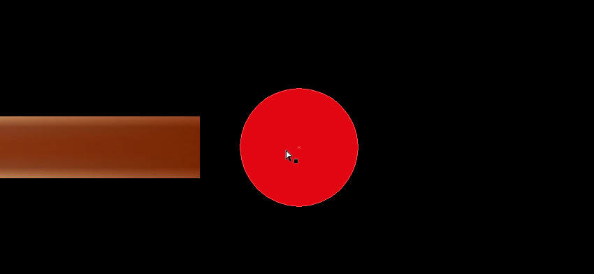 draw red circle