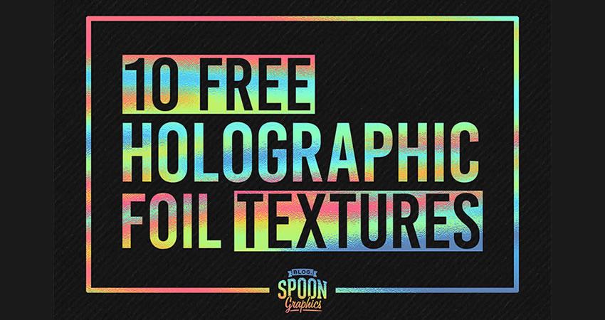 Holographic Foil Print free high-res textures