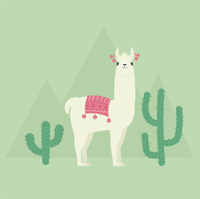 How to Create a Llama Illustration in Adobe Illustrator