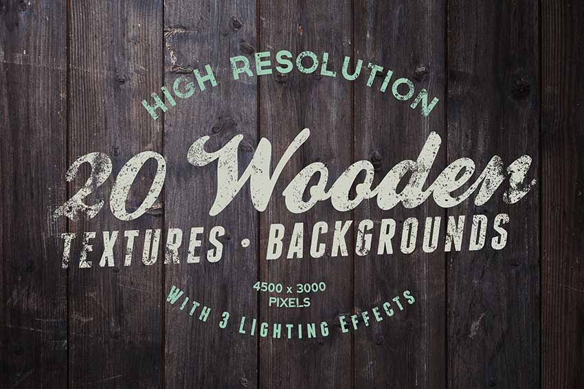 20 Wood Texture Backgrounds