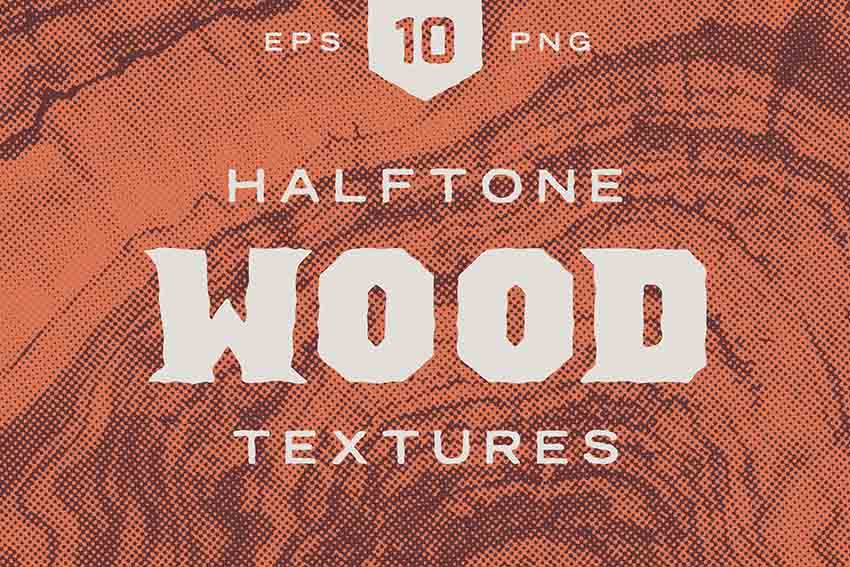 Wood Halftone Textures